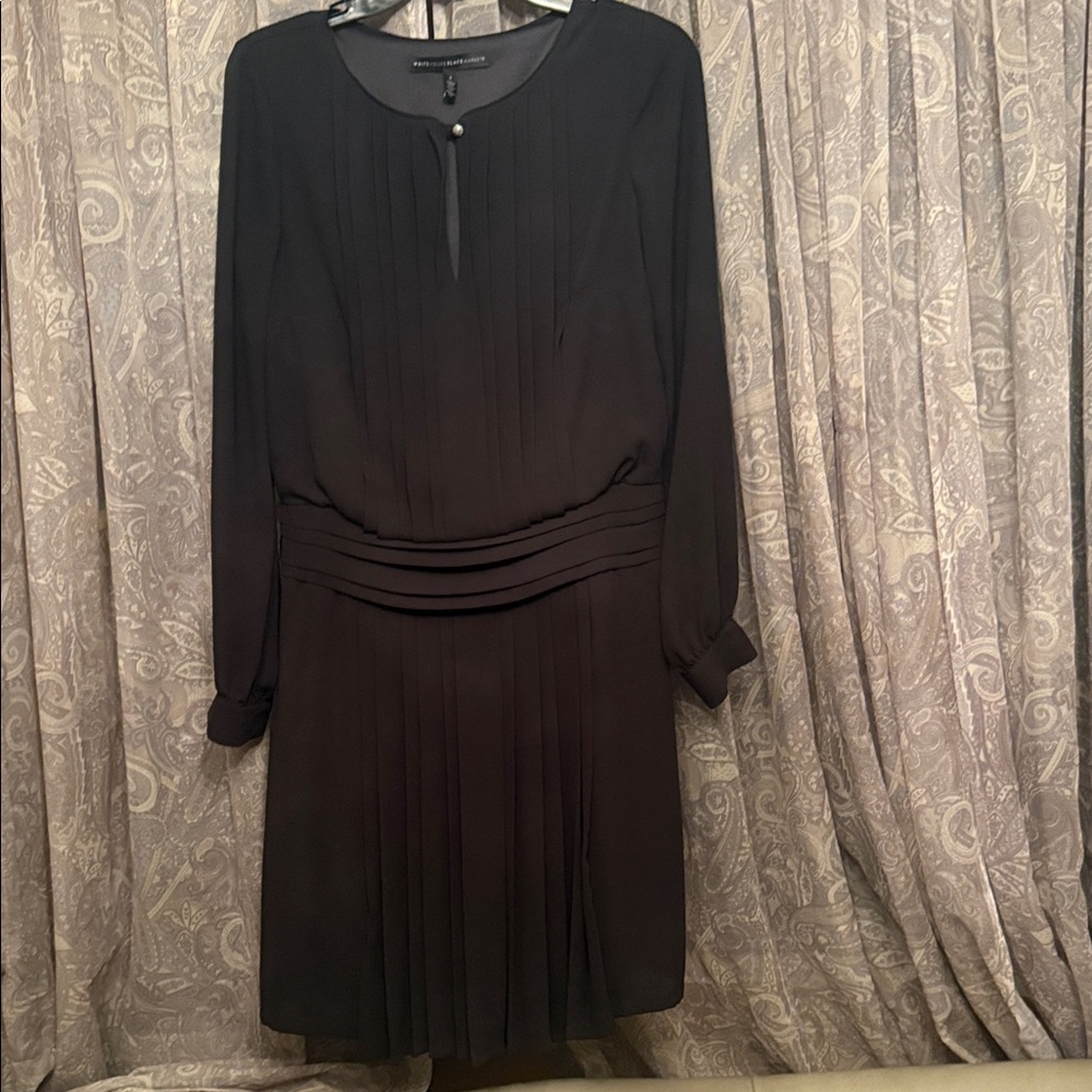 White House Black Market Elegant Black Dress
